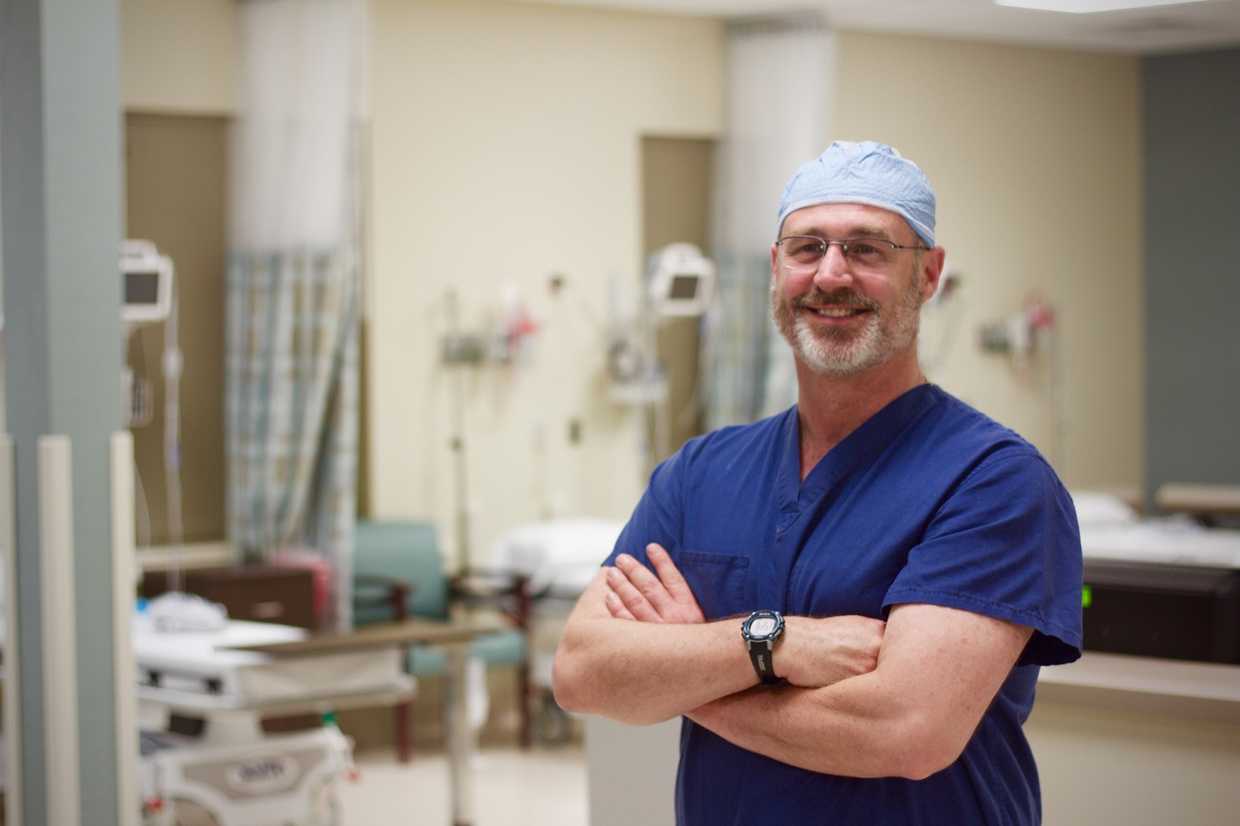 A surgeon who is very happy he is using Preferral